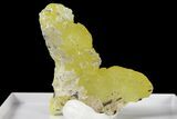 Lemon-Yellow Brucite - Balochistan, Pakistan #131231-1